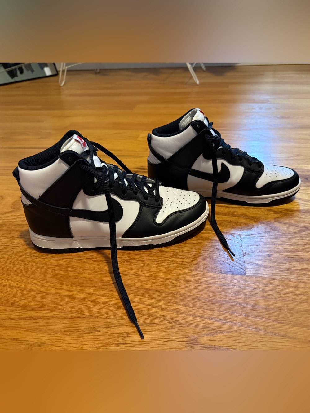 Nike Dunk High White/Black/University Red Unisex (Women 9.5 / Men 8)